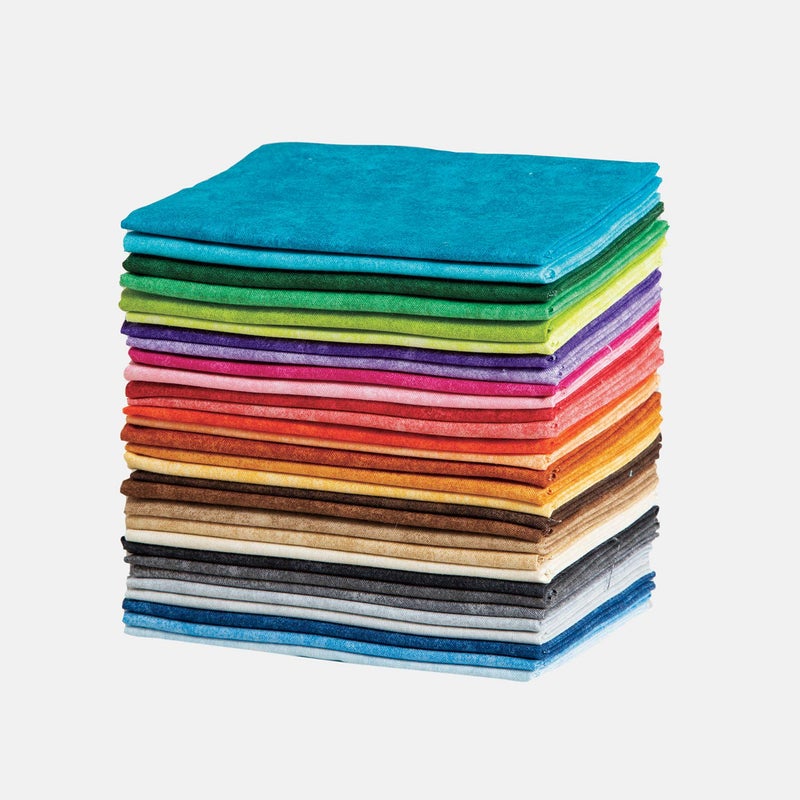 Connecting Threads Blender Collection 30 pcs 18"x22" 100% Cotton Precut Quilting Fabric Bundle Fat Quarters (Mirage Tonals) - Image 3